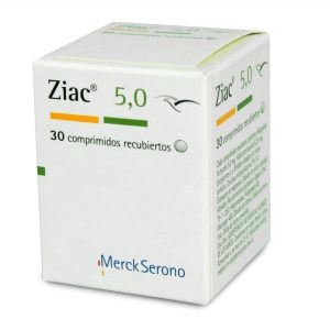 Ziac 5 mg x 30 comprimidos recubiertos