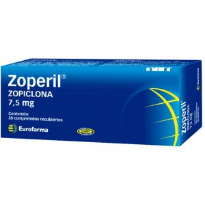 Zoperil Zopiclona 7,5 mg 30 Comprimidos Recubiertos