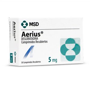 Aerius Desloratadina 5 mg 30 Comprimidos Recubiertos