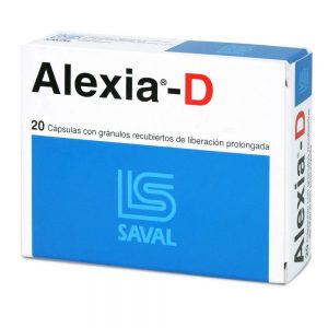 Alexia-D Fexofenadina 120 mg 20 Cápsulas