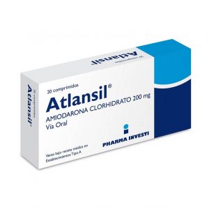 Atlansil Amiodarona 200 mg 20 Comprimidos
