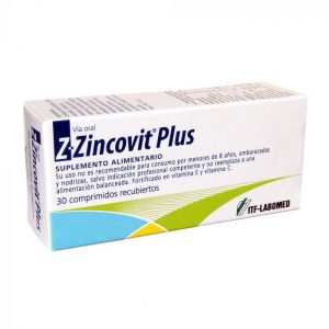 Z-Zincovit Plus Suplemento Alimentario 30 Comprimidos Recubiertos