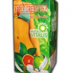 Apple Green Tea 90 Cápsulas Aura Vitalis