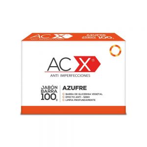 ACX Azufre Jabón En Barra Anti-Imperfecciones 100 grs
