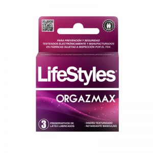 Lifestyles Orgazmax Pack 3 Preservativos